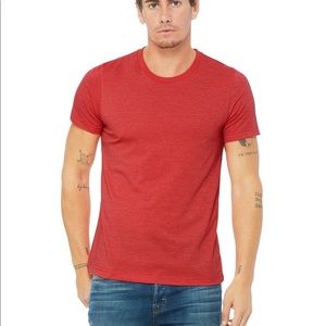 Unisex Heather CVC T-Shirt - heather red - S, M, L, or XL